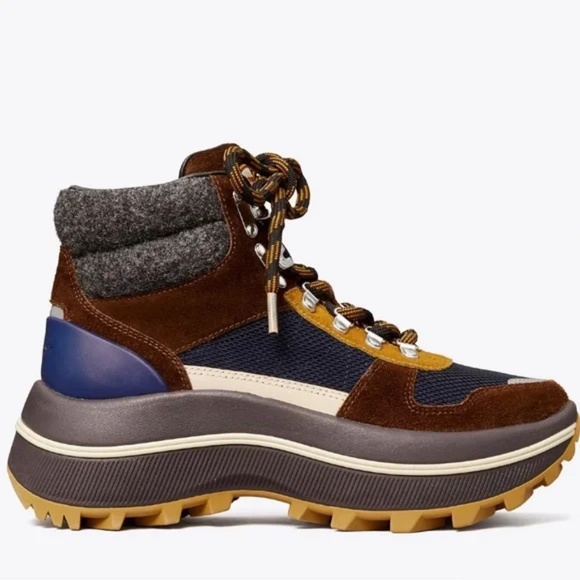 Tory Burch NIB Adventure Hiker Boots (8) - Picture 15 of 16